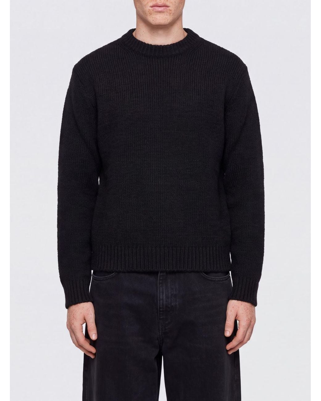 Jil Sander Blue Crew Neck Jumper for men