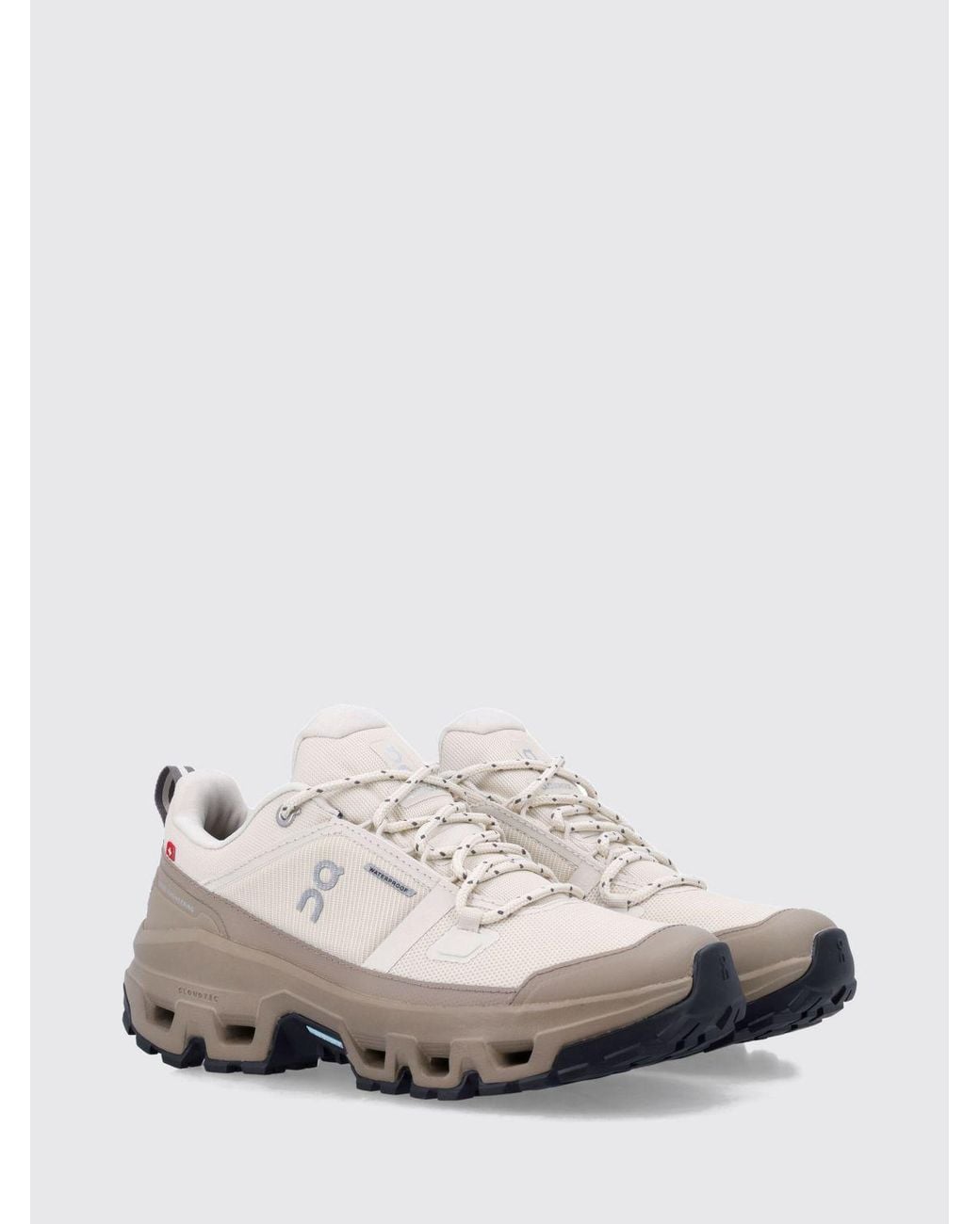 On Shoes White Waterproof Cloudrock Low Sneakers