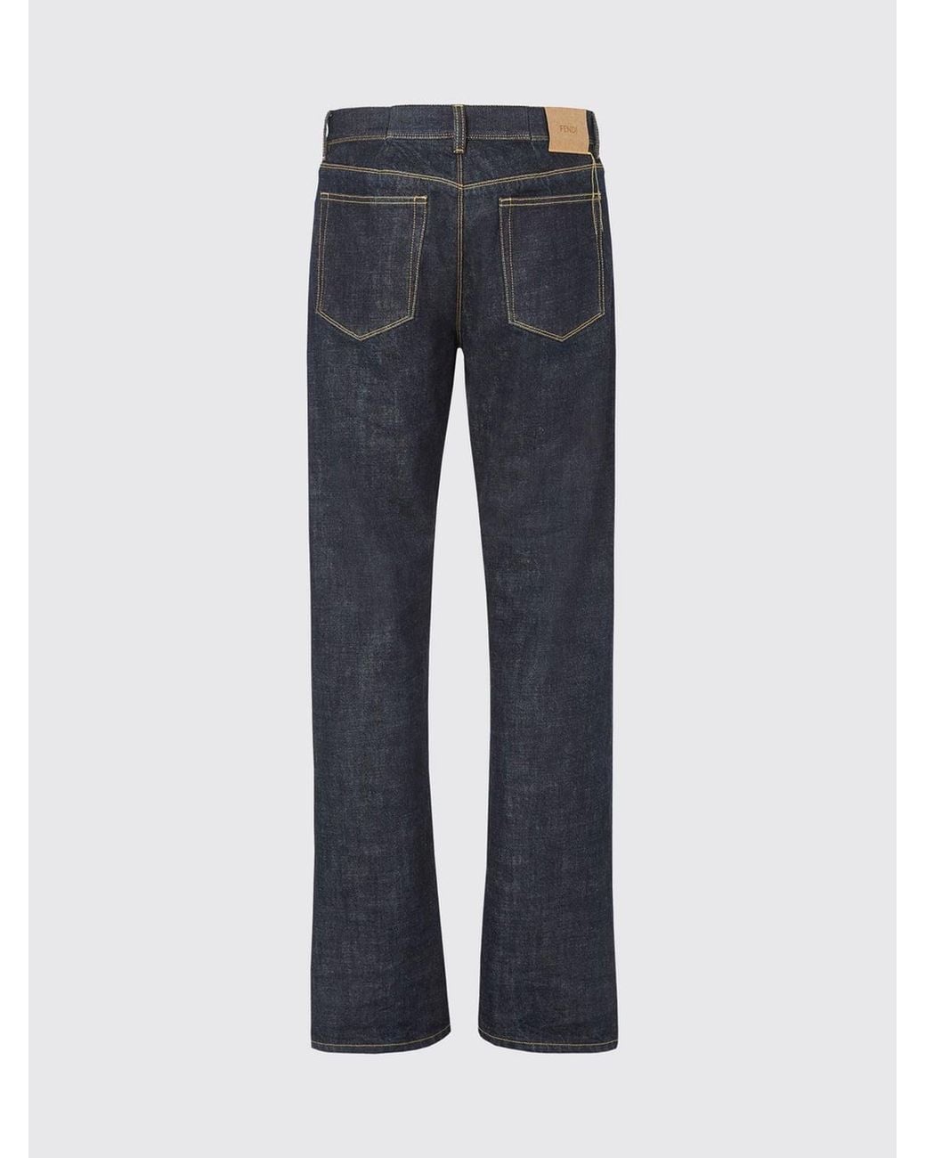 Fendi Black Flared Jeans for men