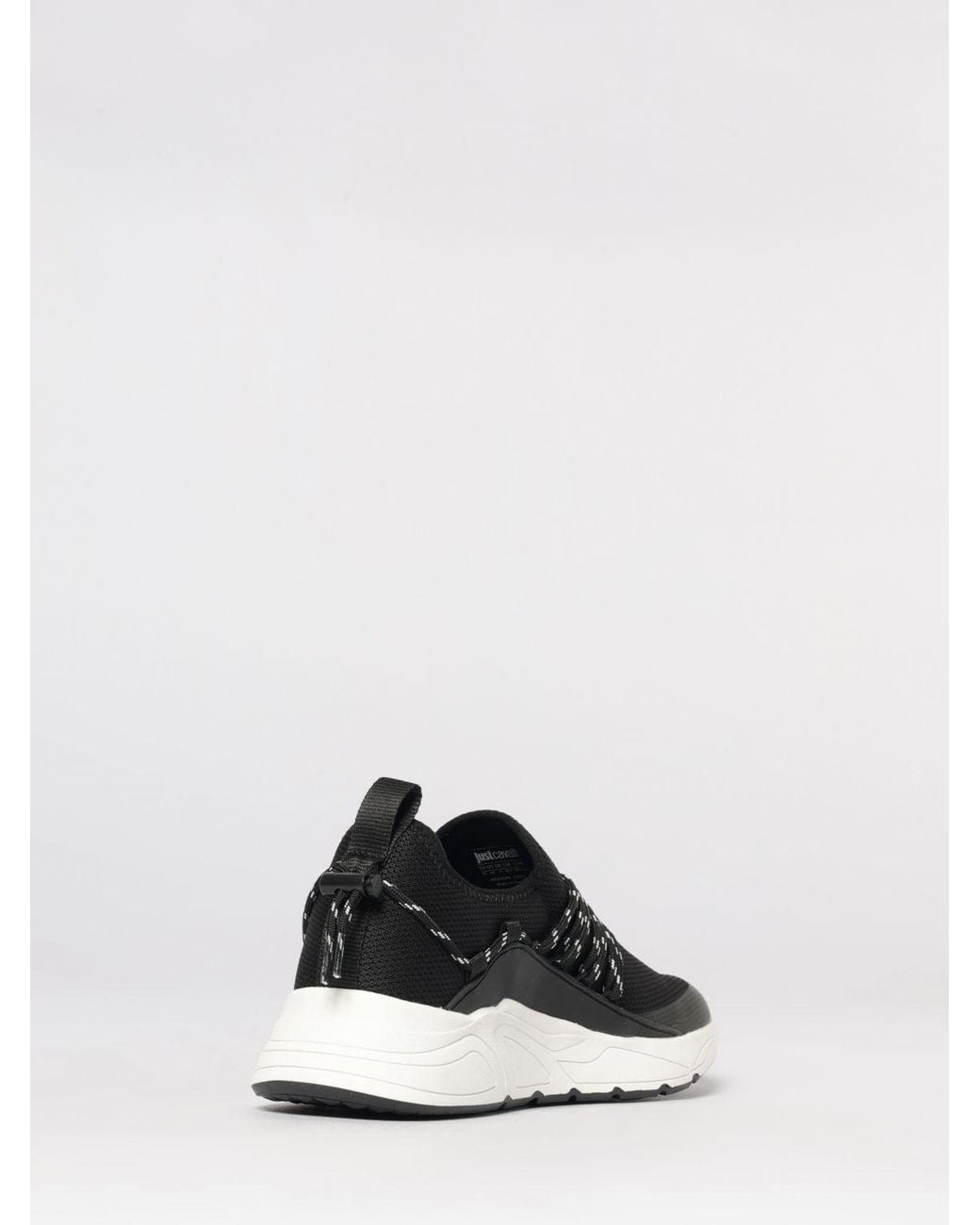 Just Cavalli White Mesh And Rubber Sneakers for men