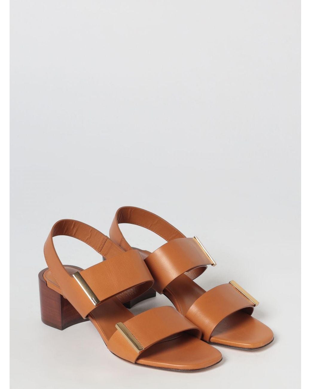 Tod's Brown Leather Sandal