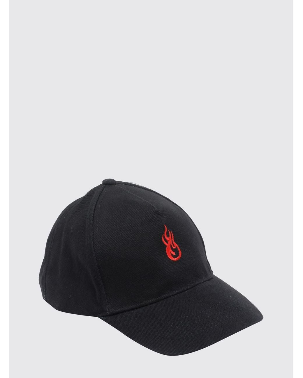 Vision Of Super Blue Cotton Twill Hat With Embroidered Logo for men