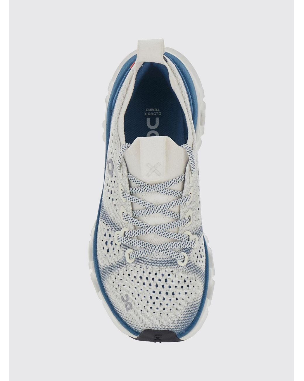 On Shoes Blue Cloud X Tempo Lightweight Running Trainers