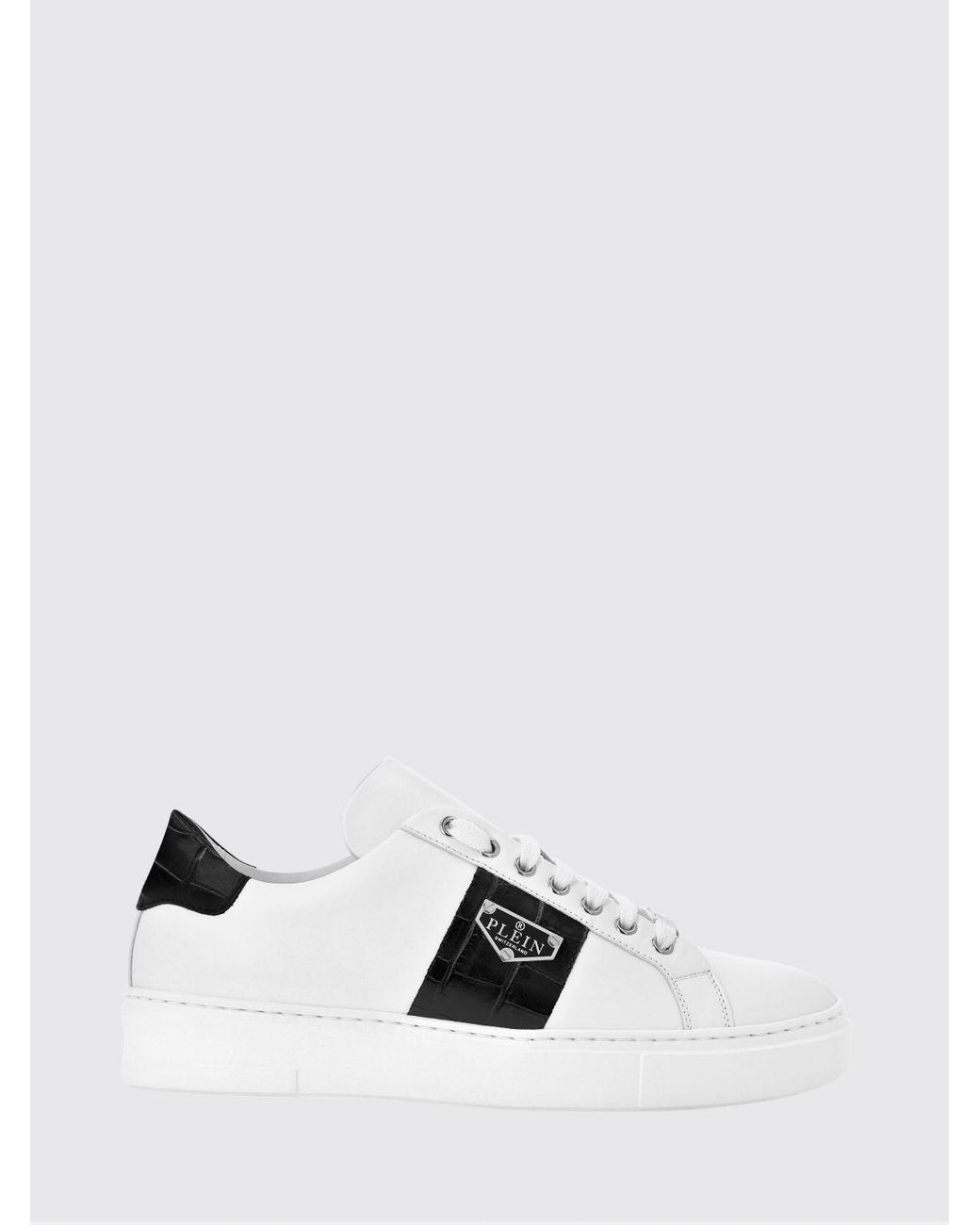 Philipp Plein White Low-Top Sneakers for men