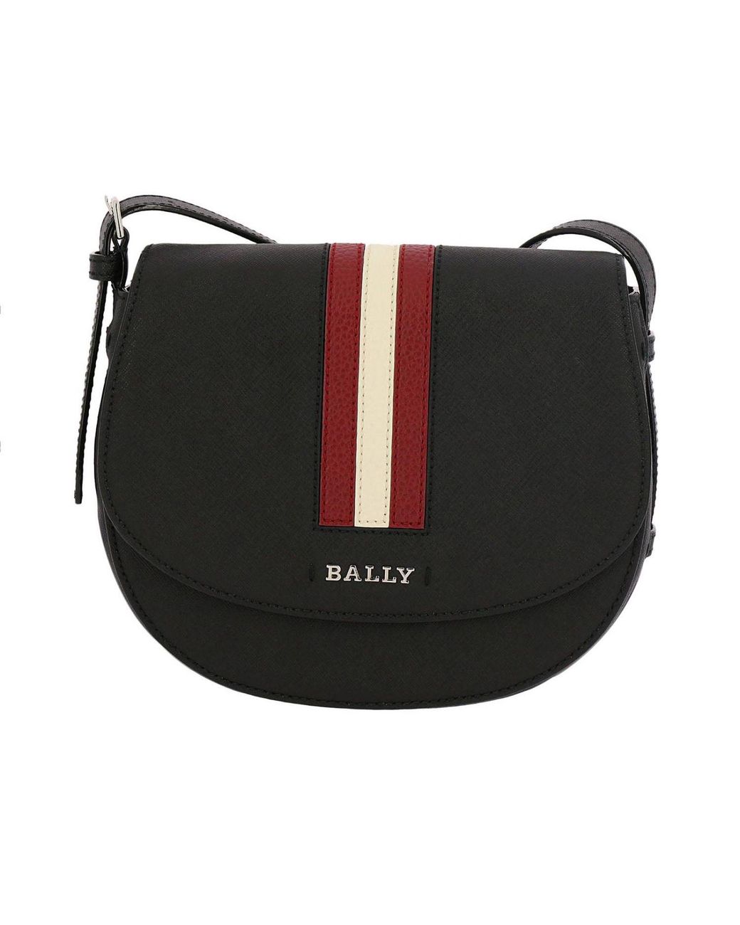 Bally Terino Stripe-Strap Leather Crossbody Bag on SALE | Saks OFF 5TH