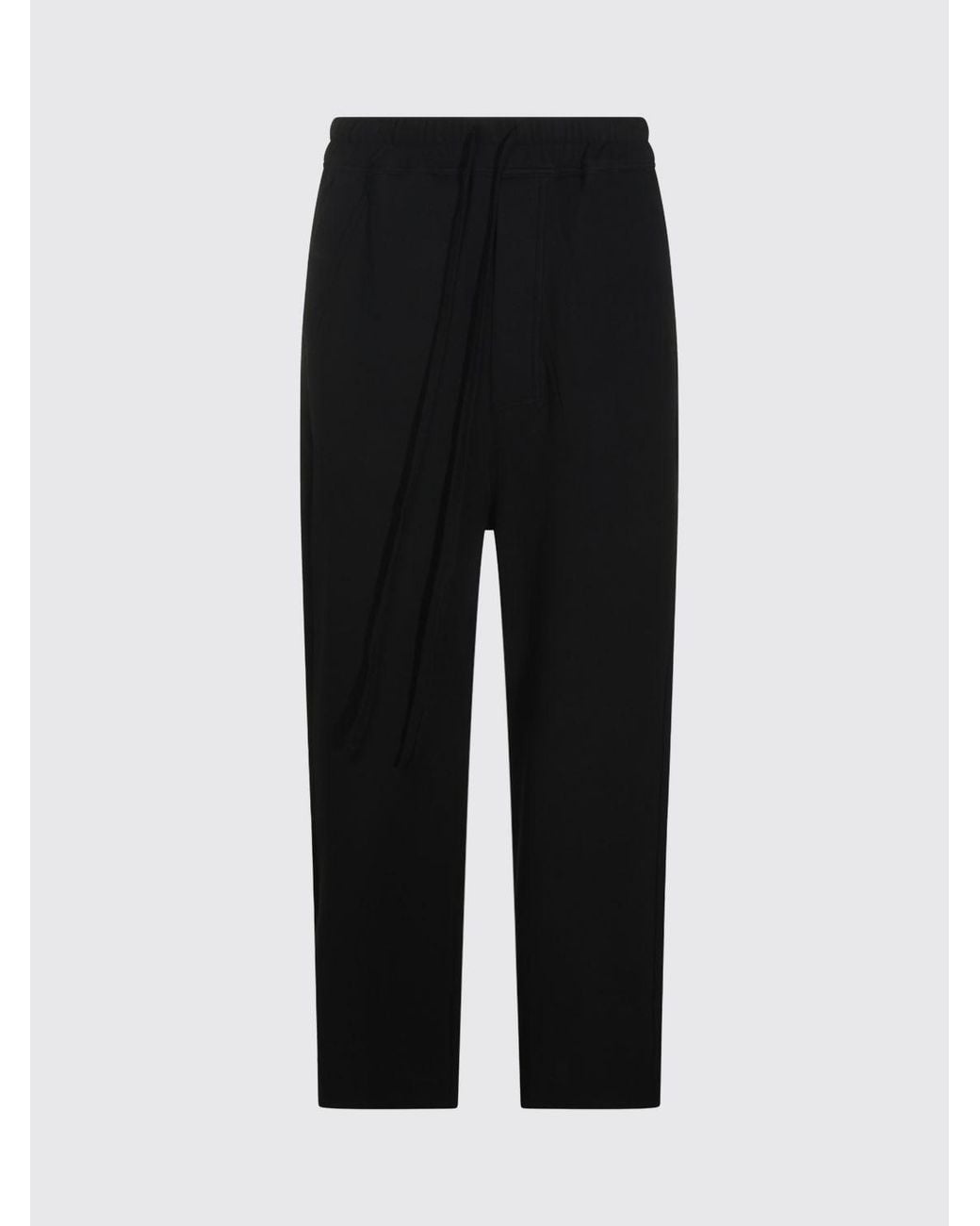 Thom Krom Black Cotton-Blend Joggers With Patch Pockets for men