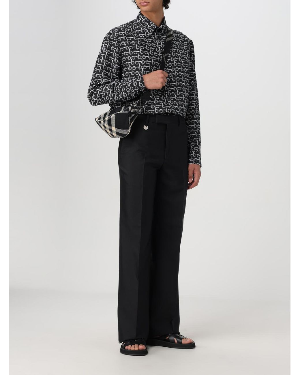 Burberry Black Pants for men