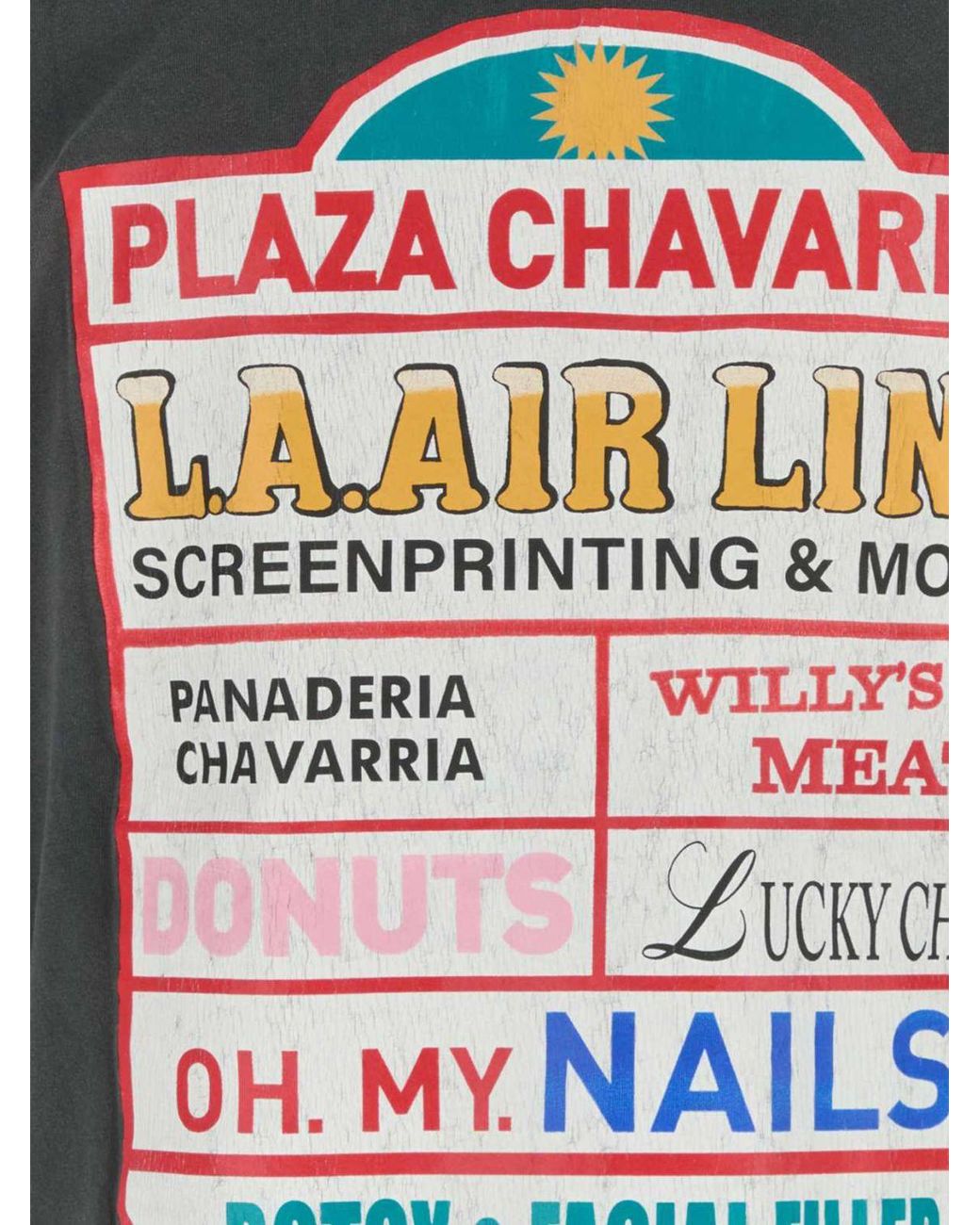 Willy Chavarria Gray Plaza Relaxed-Fit Cotton T-Shirt With Graphic Print for men