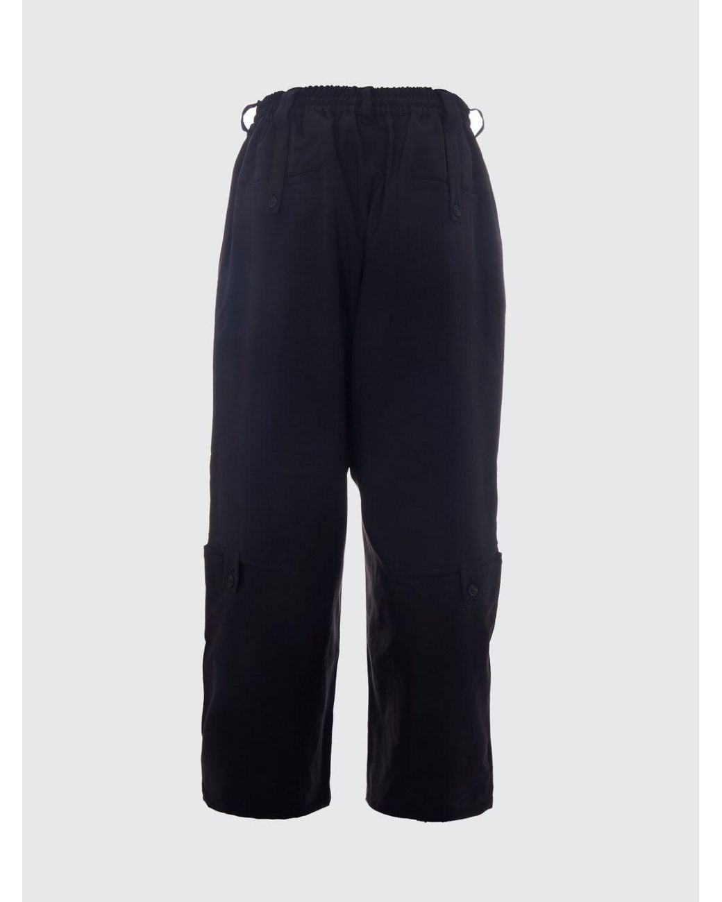 Y-3 Black Recycled Polyester Joggers With An Elasticated Drawstring Waist for men