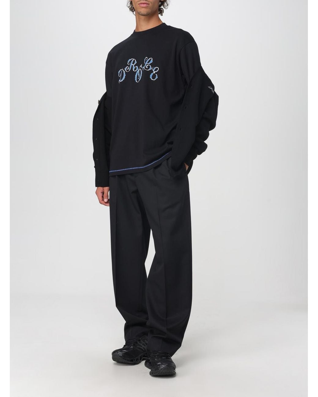 Drole de Monsieur Blue Sweater for men