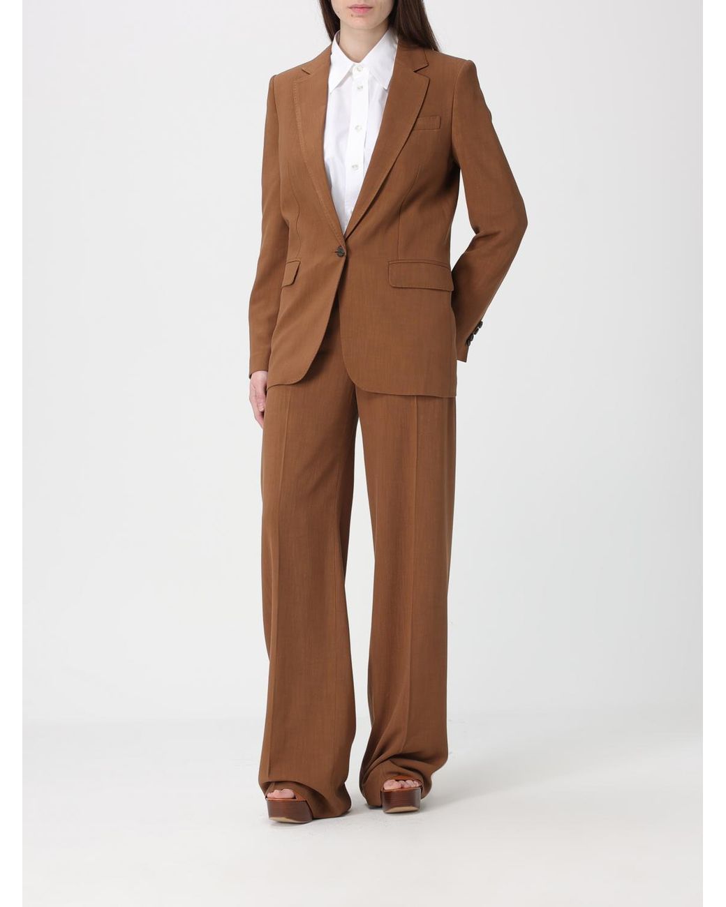 Americana De Botonadura Sencilla Etro de color Brown