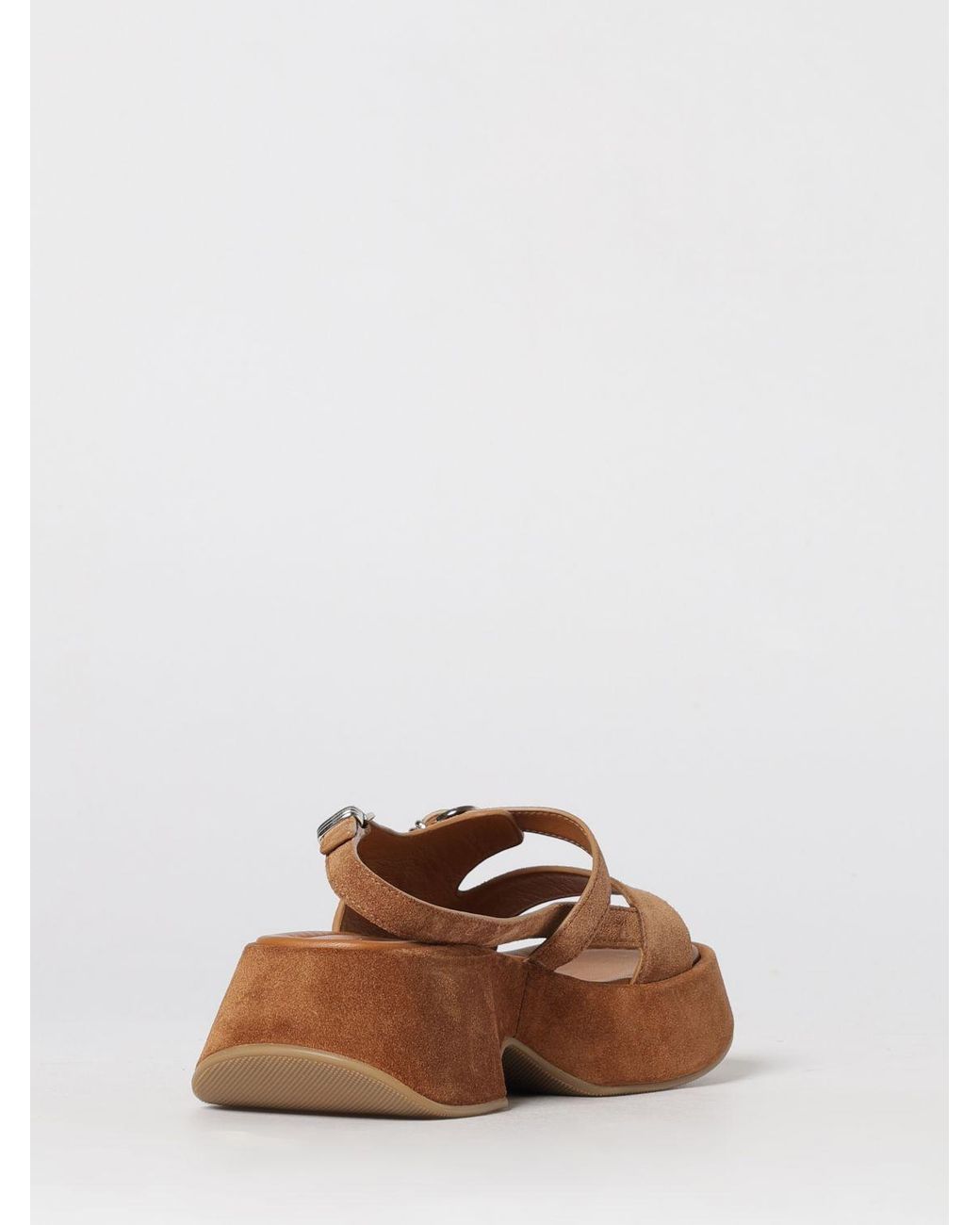 Vic Matié Brown Vic MatiÉ Suede Sandals