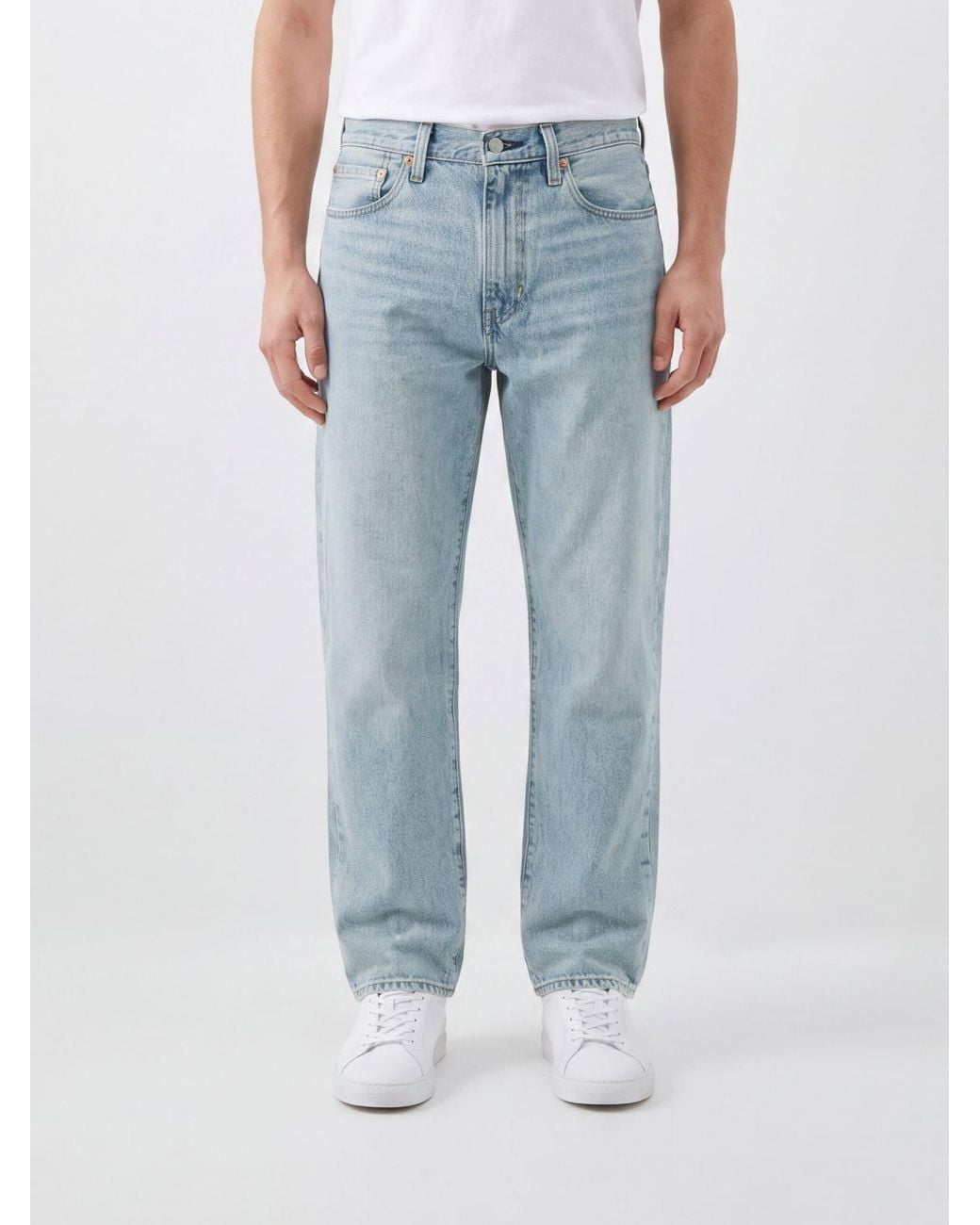 Levi's Blue 568 Straight Leg Jeans for men