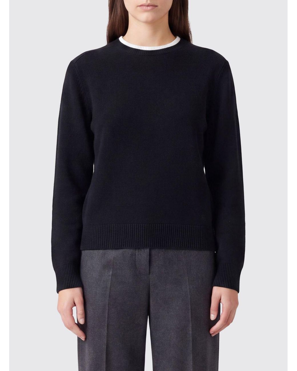 Loulou de Saison Blue Otis Slim Fit Crewneck Jumper
