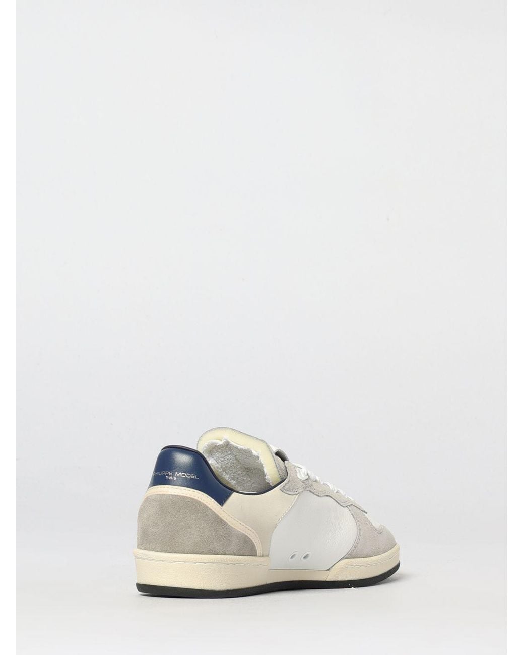 Philippe Model White Pgal Leather Sneakers for men