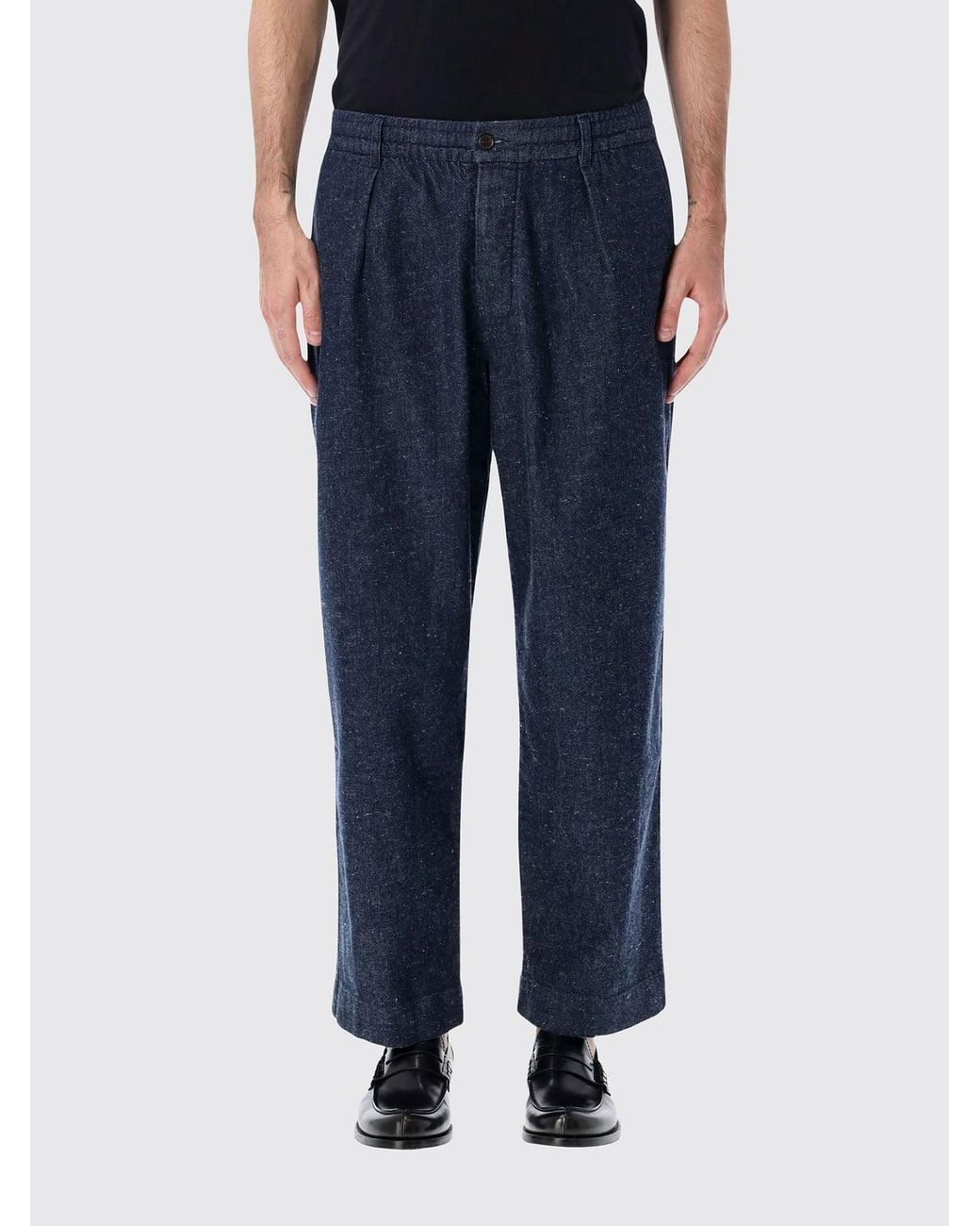 Universal Works Blue Pants for men