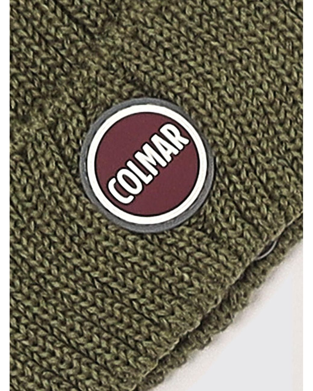 Blend In Colmar Virgin Wool Blend Beanie With Cuff And Logo Patch in Green for ...