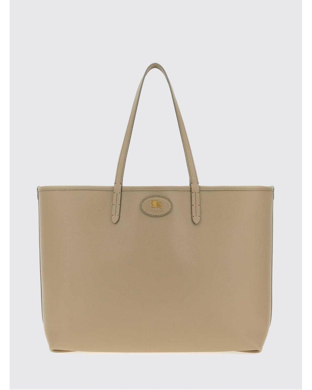 Burberry Natural Medium Reversible Bloomsbury Tote Bag