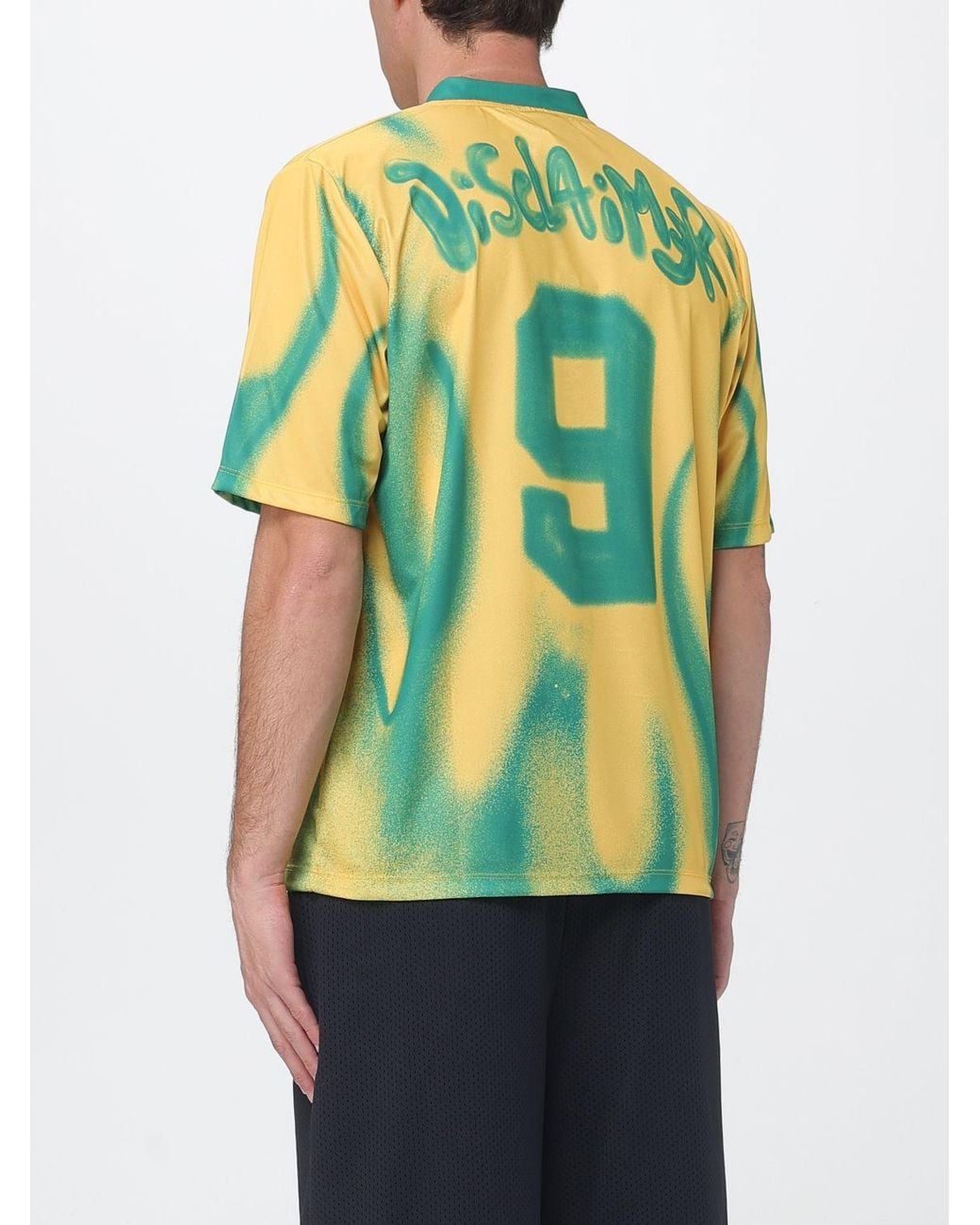 DISCLAIMER Yellow Sweater for men