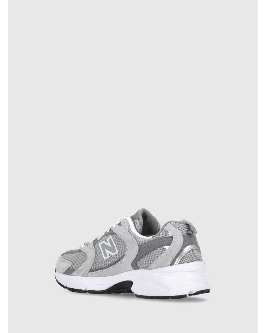New Balance White 530 Suede And Mesh Low-Top Sneakers With Side Logo for men