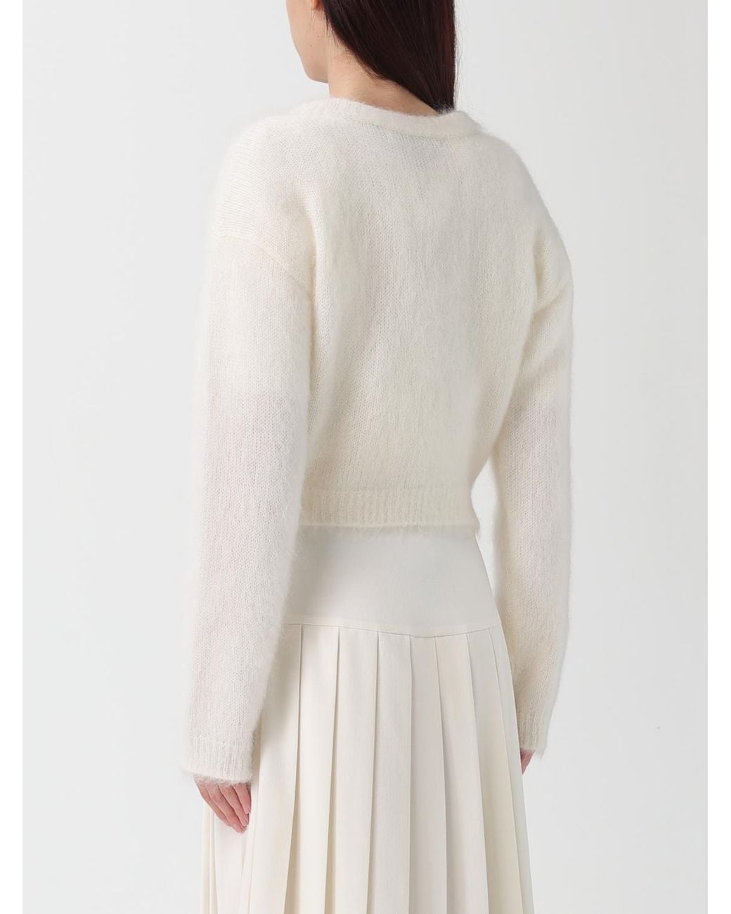 Alessandra Rich White Cardigan