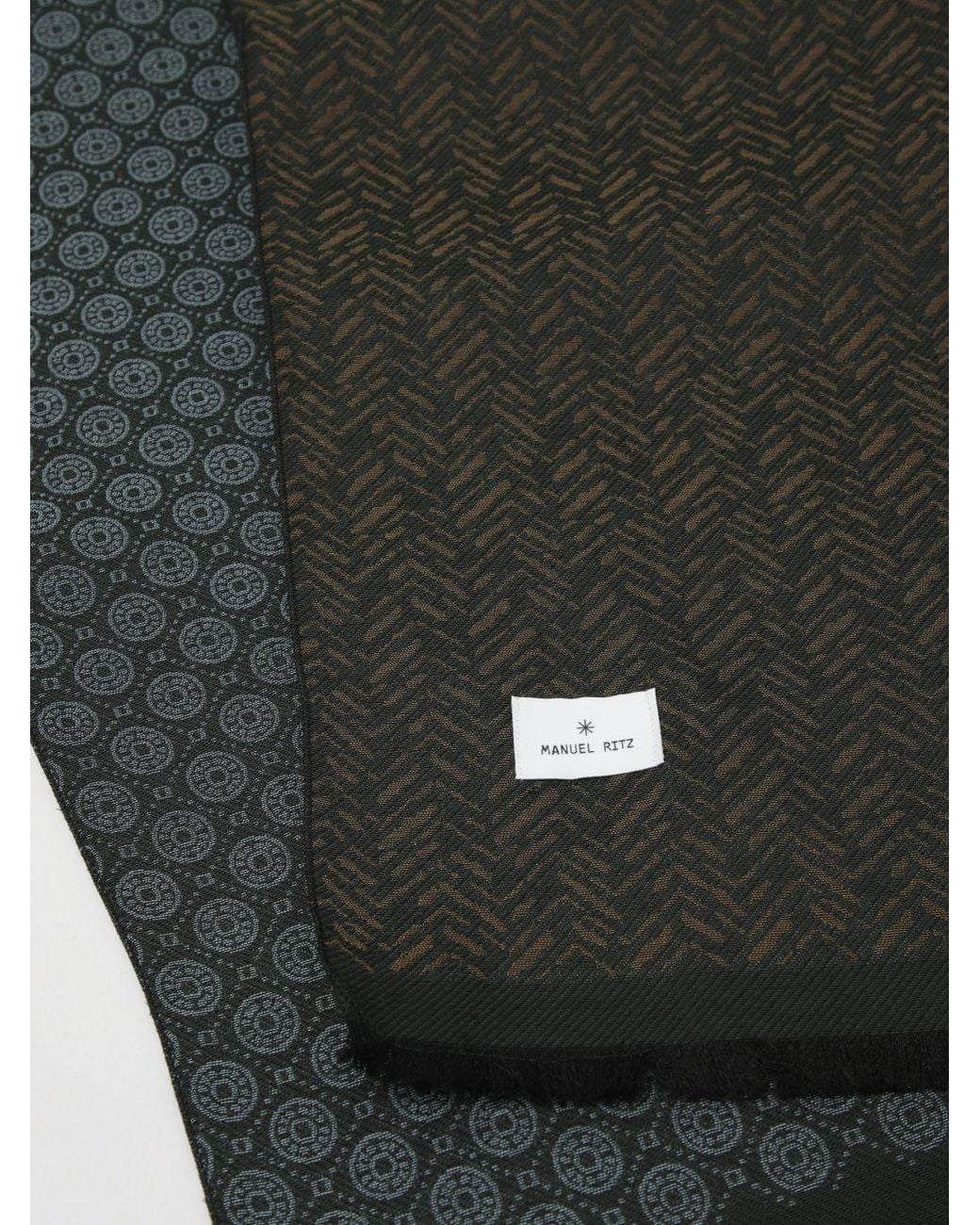 Manuel Ritz Black Scarf for men