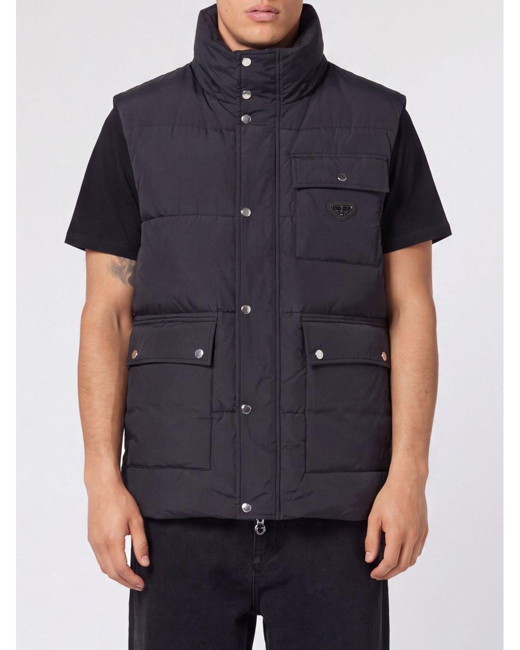 Philipp Plein Blue Suit Vest for men