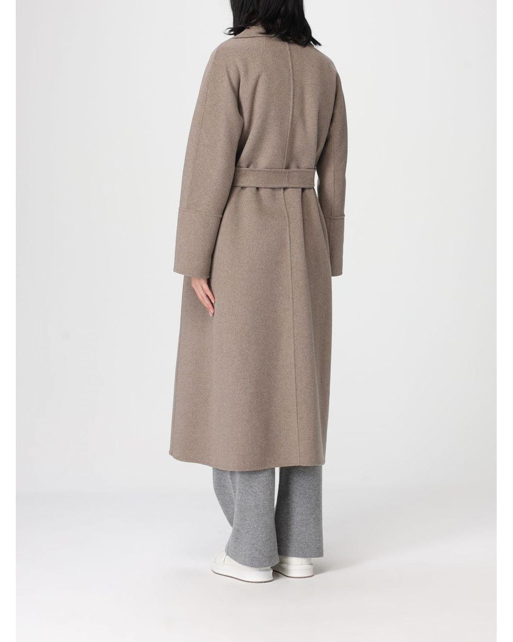 Max Mara Natural Wool Coat