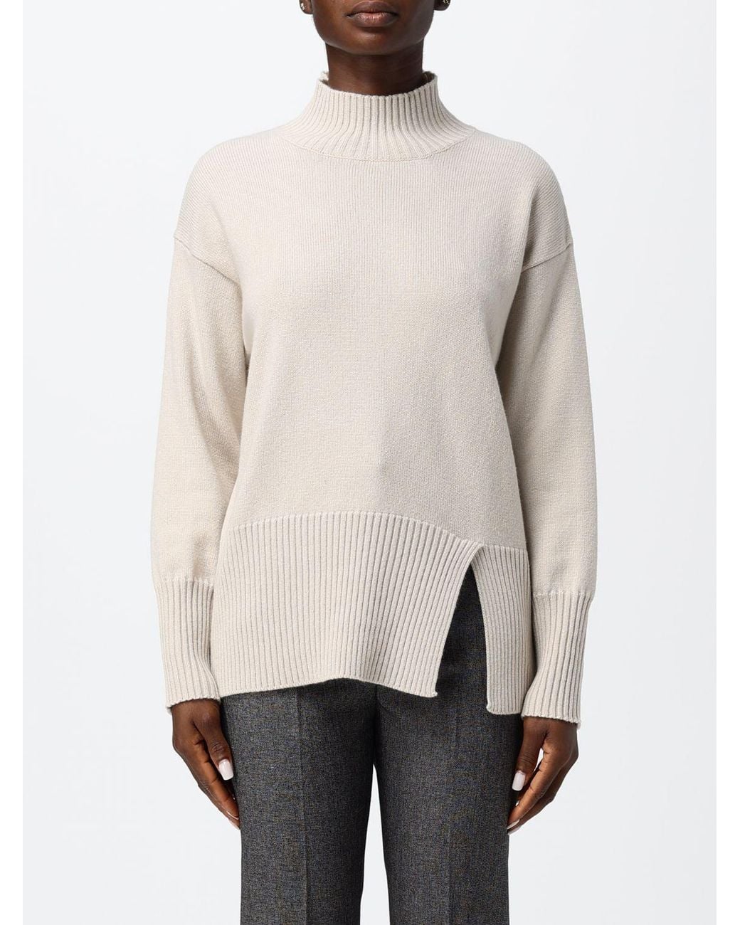 Kangra Natural Slim Fit Wool Roll Neck Jumper