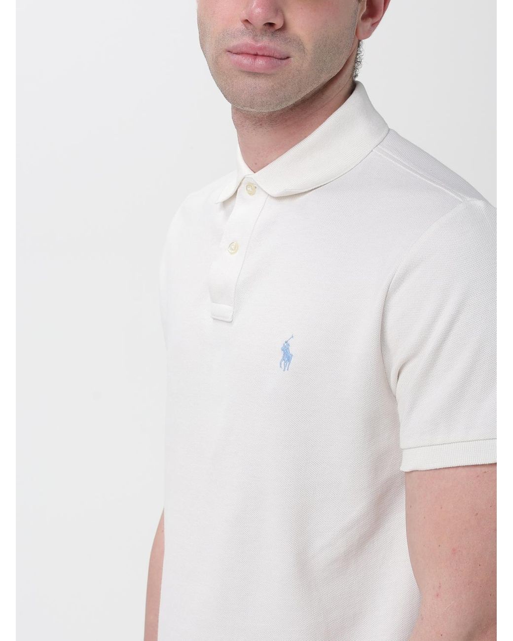 Polo Ralph Lauren Polo Shirt in White for Men | Lyst