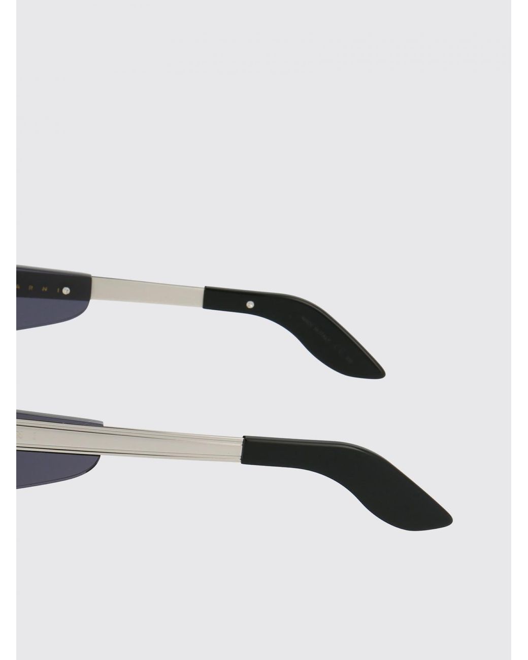 Marni Black Me641S Acetate And Metal Sunglasses