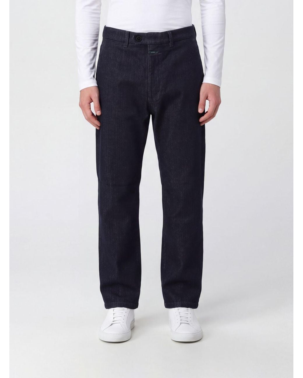 Closed Blue Wide Leg Jeans for men