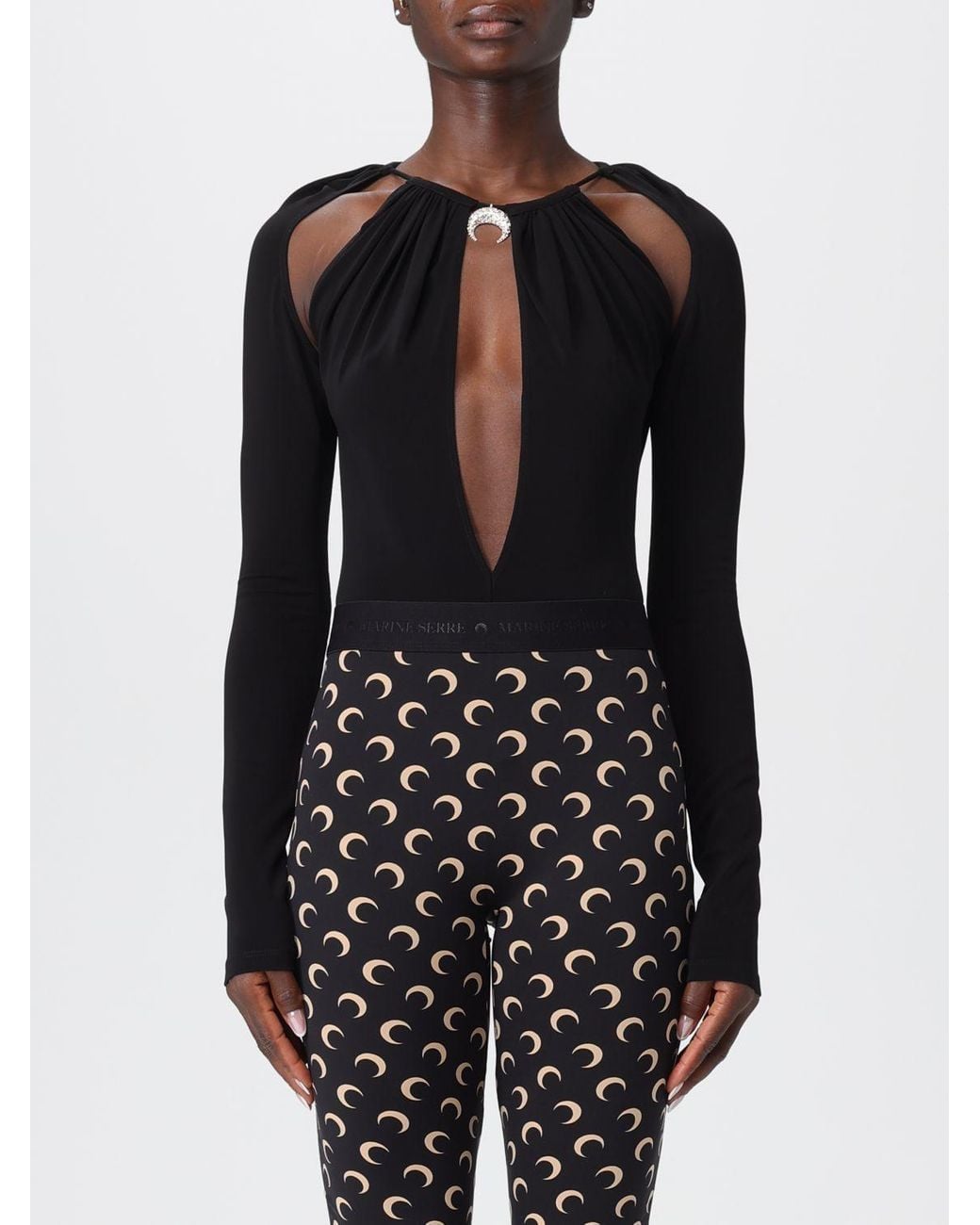MARINE SERRE Black Top