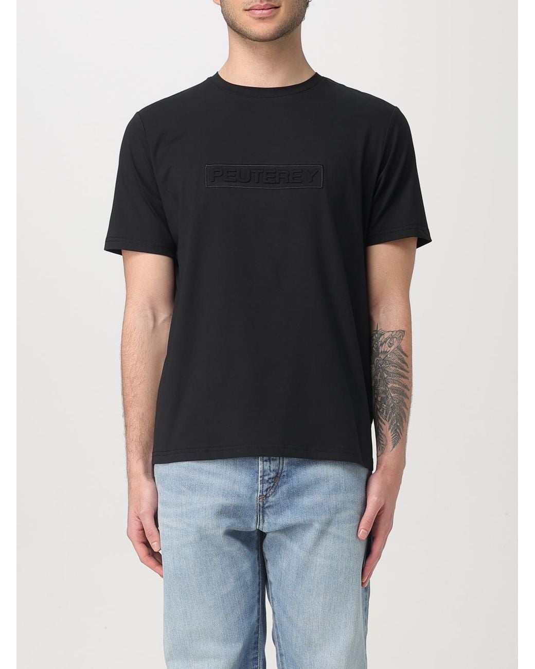 Peuterey Black T-Shirt for men