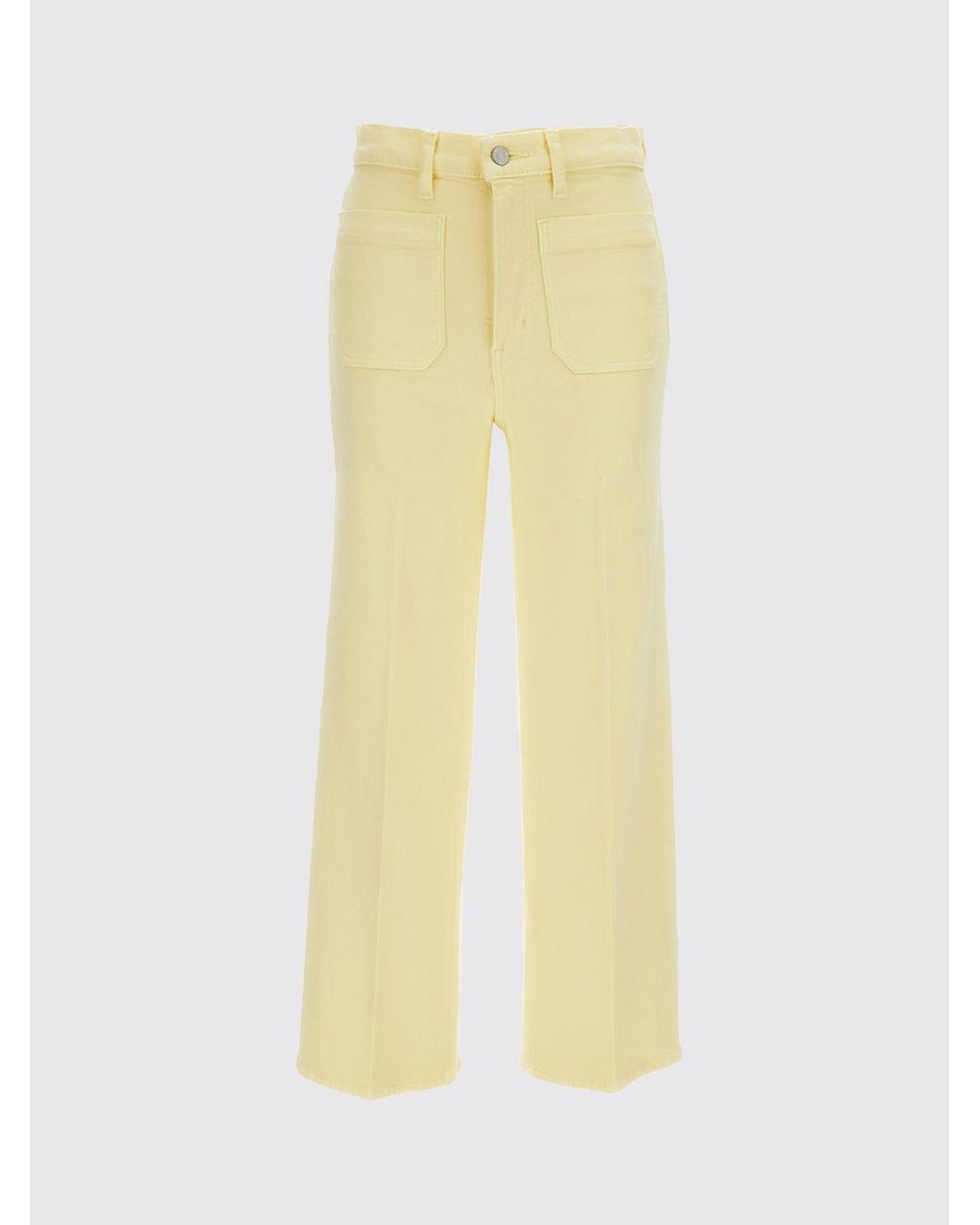 FRAME Natural The Anchor Mid-Rise Wide-Leg Jeans
