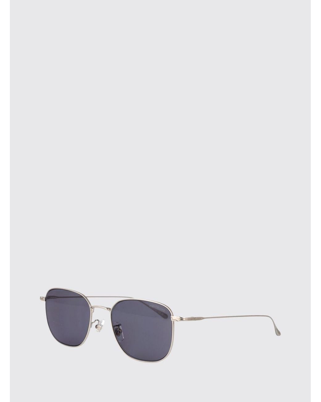 Montblanc White Mb0477Sa Metal Sunglasses for men