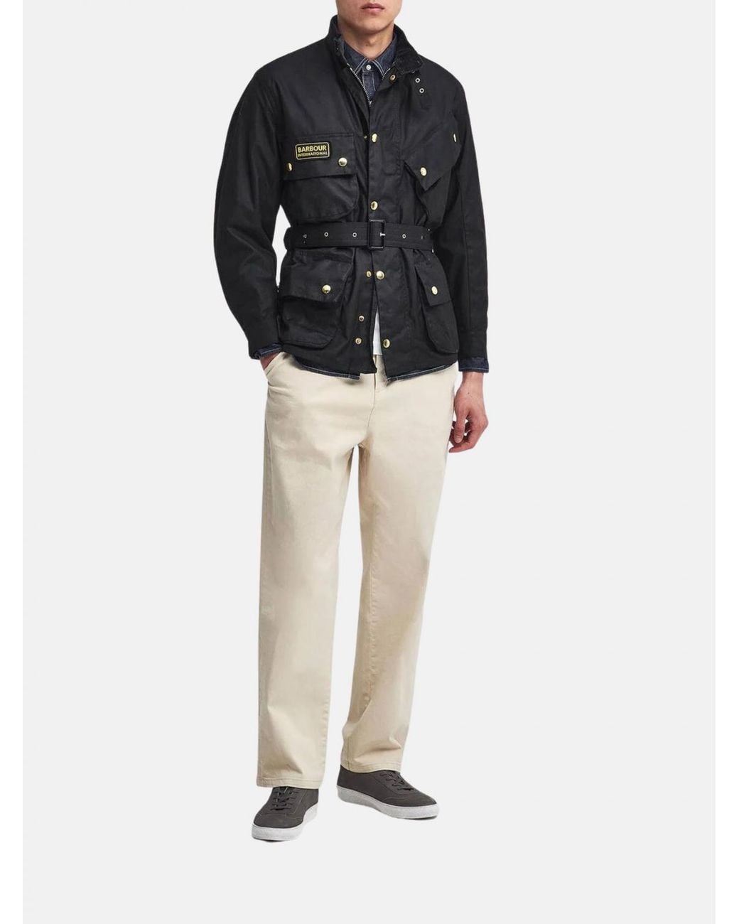 Giacca Utility di Barbour in Black da Uomo