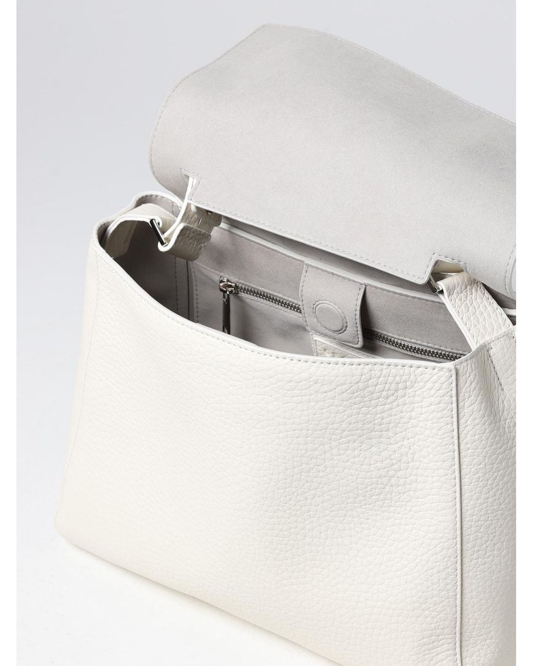 Orciani White Shoulder Bag