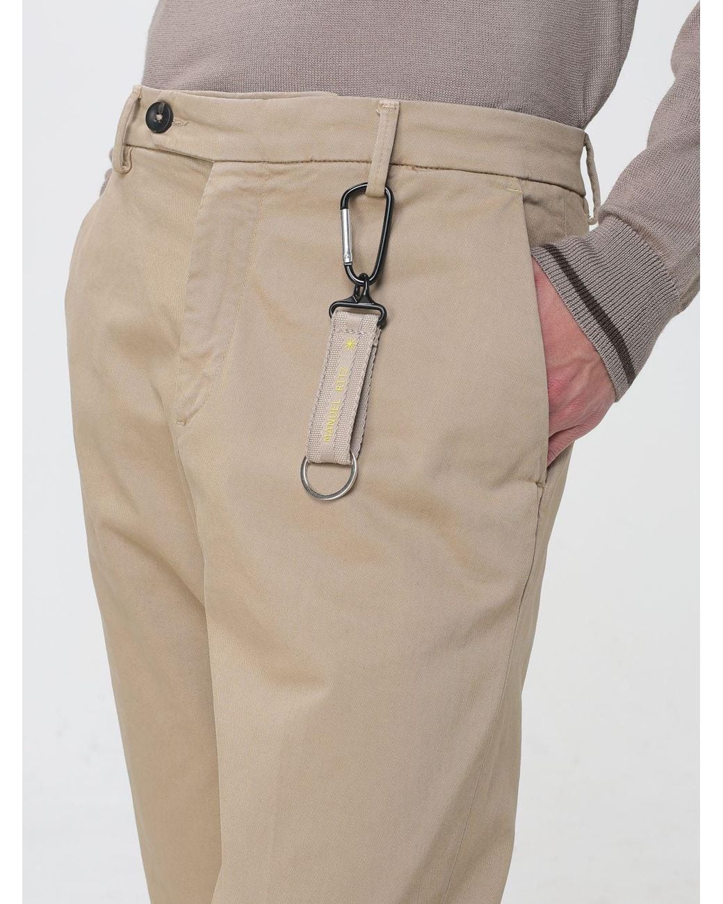 Manuel Ritz Natural Slim Fit Chino Trousers for men