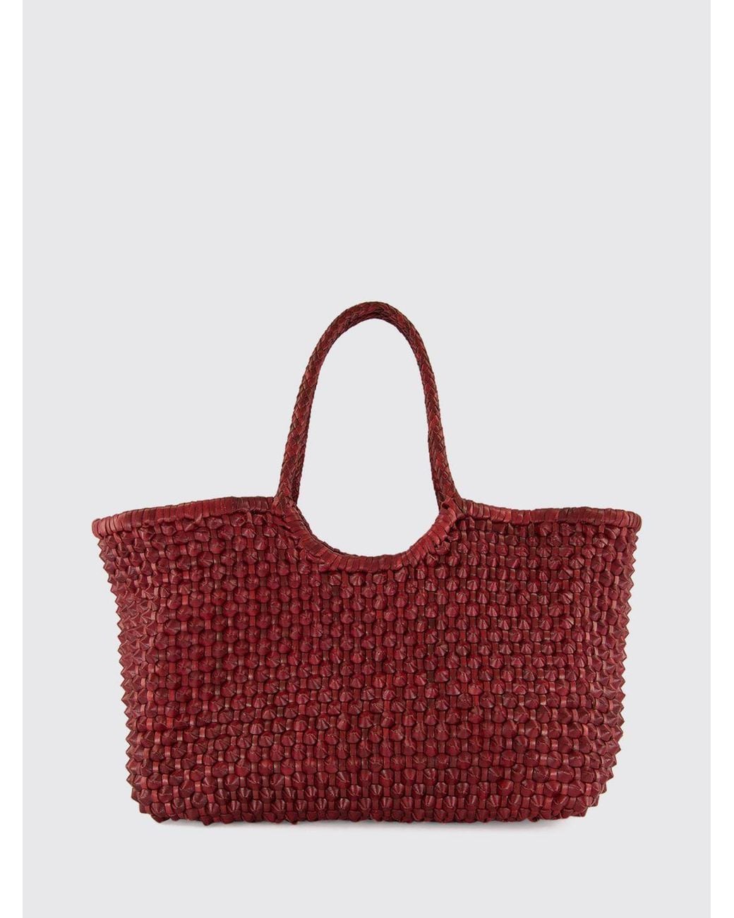 Dragon Diffusion Red Large Nantucket Tote Bag
