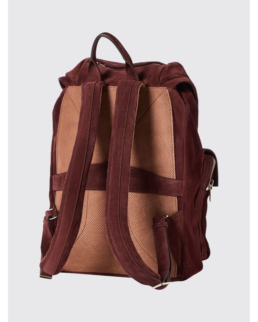 Brunello Cucinelli Red Backpack for men