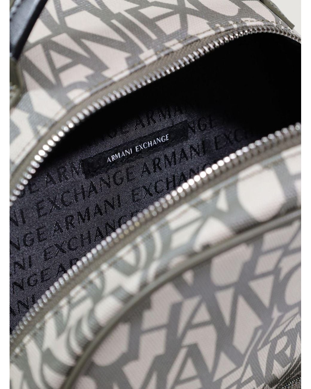 ARMANI EXCHANGE Gray Backpack