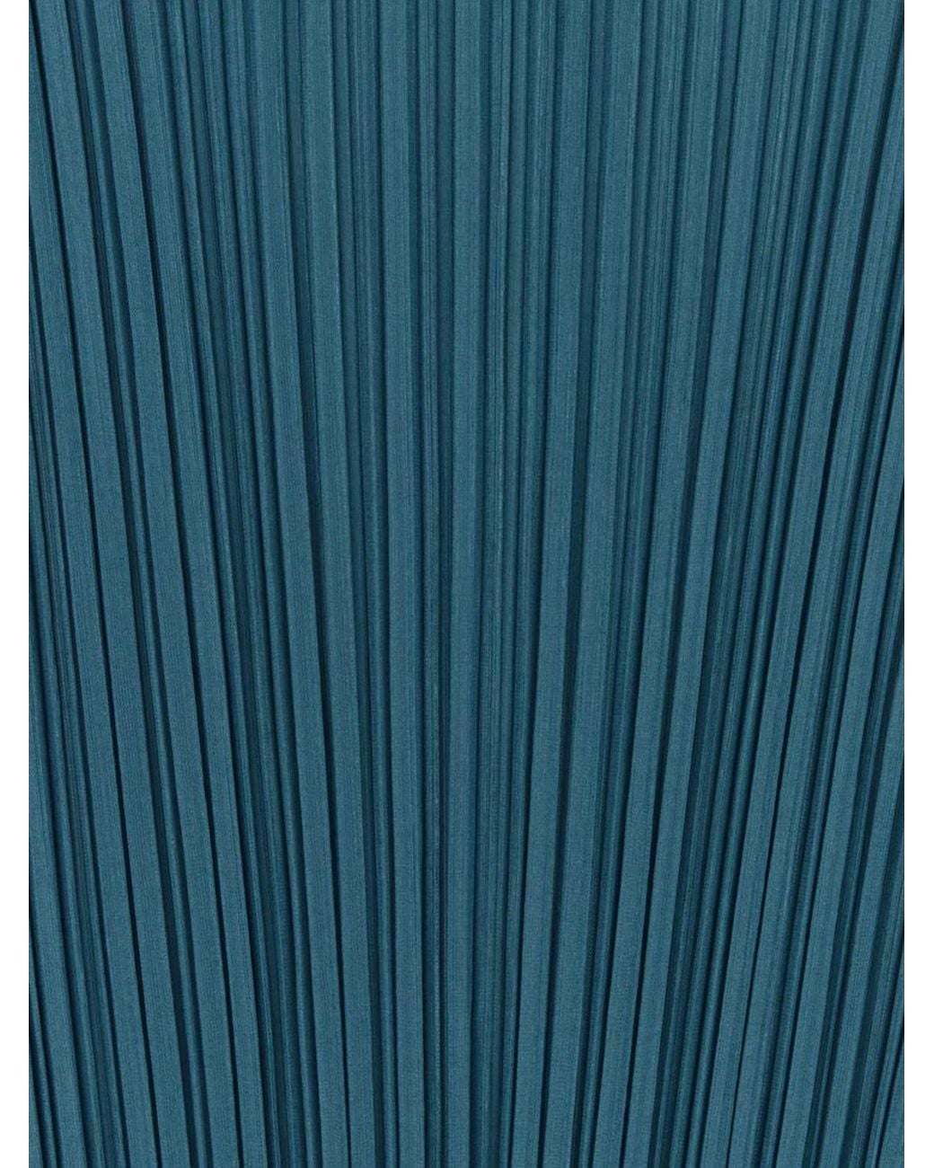 Pleats Please Issey Miyake Blue Dress