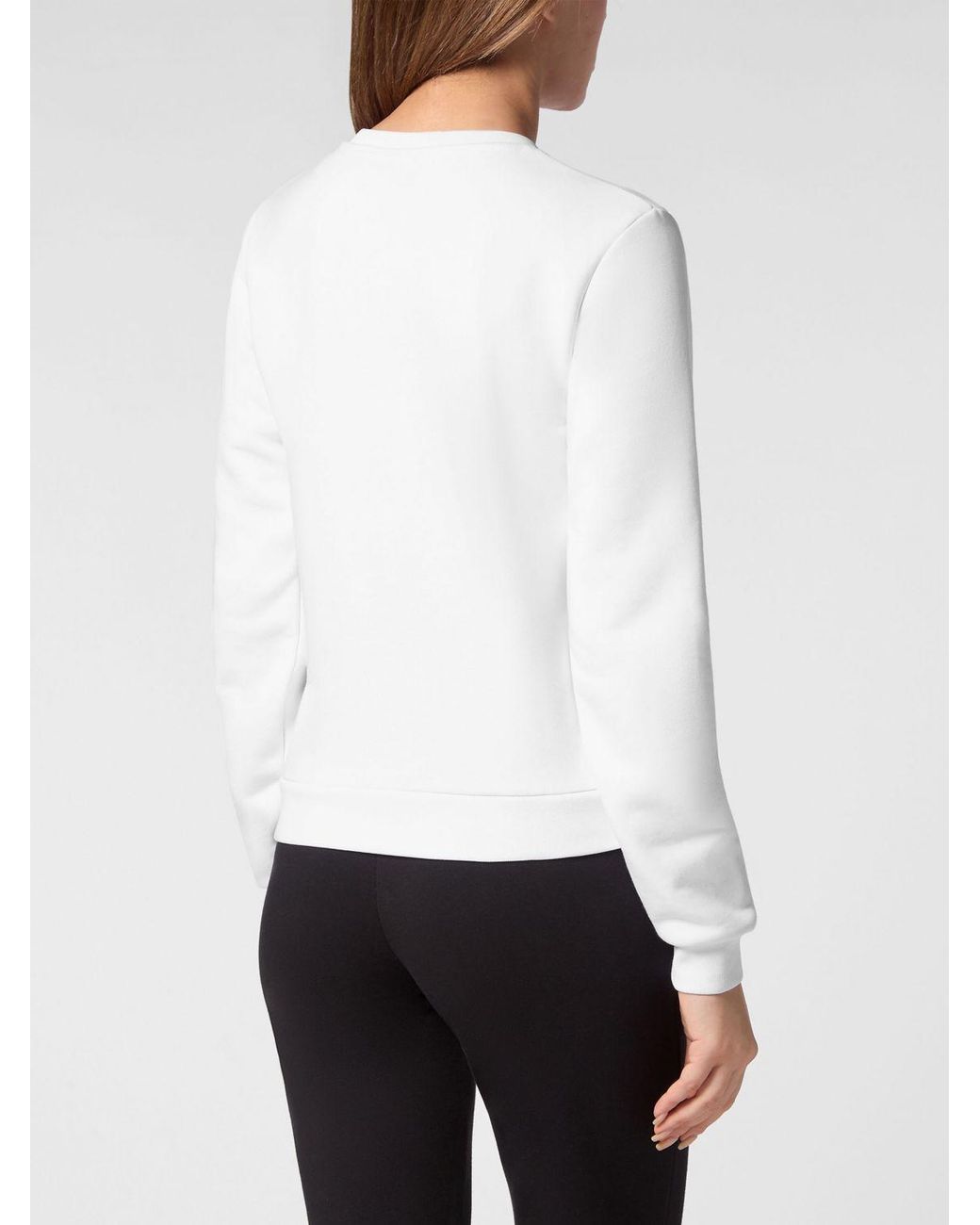 Philipp Plein Gray Crewneck Jumper