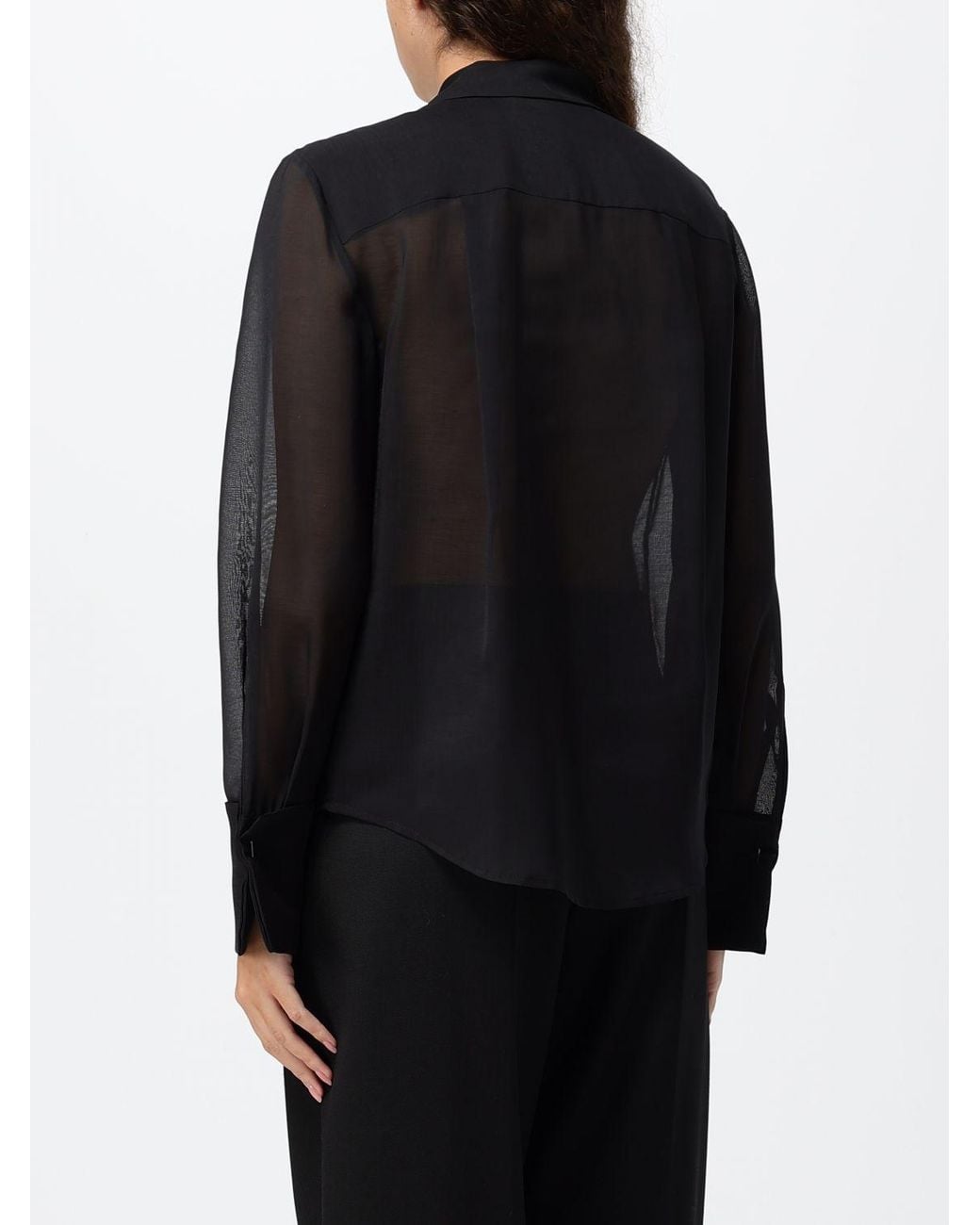 Camicia di Tela in Black