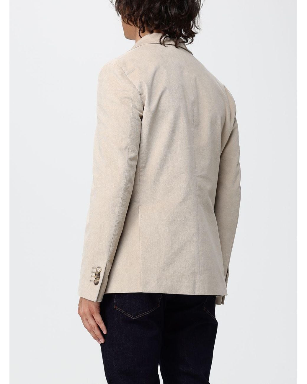 Brooksfield Natural Single-Breasted Blazer for men