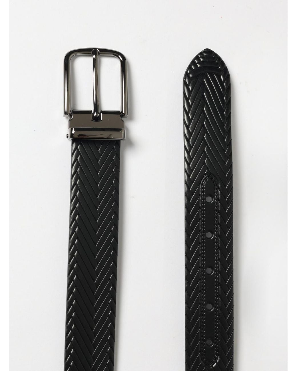 Emporio Armani Black Belt for men