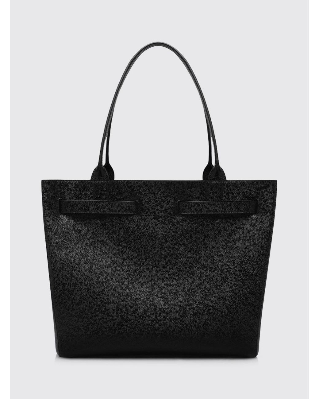 Tom Ford Black Audrey Medium Hammered Leather Bag