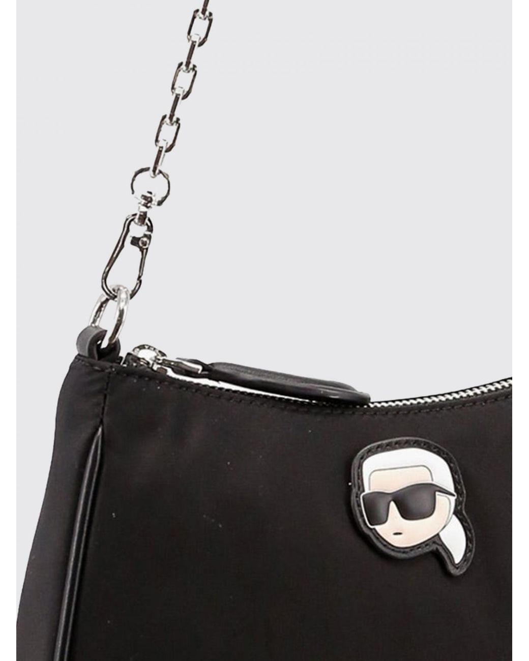 Karl Lagerfeld White Shoulder Bag