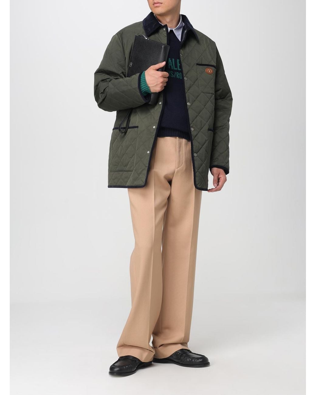 Valentino Garavani Gray Coat for men